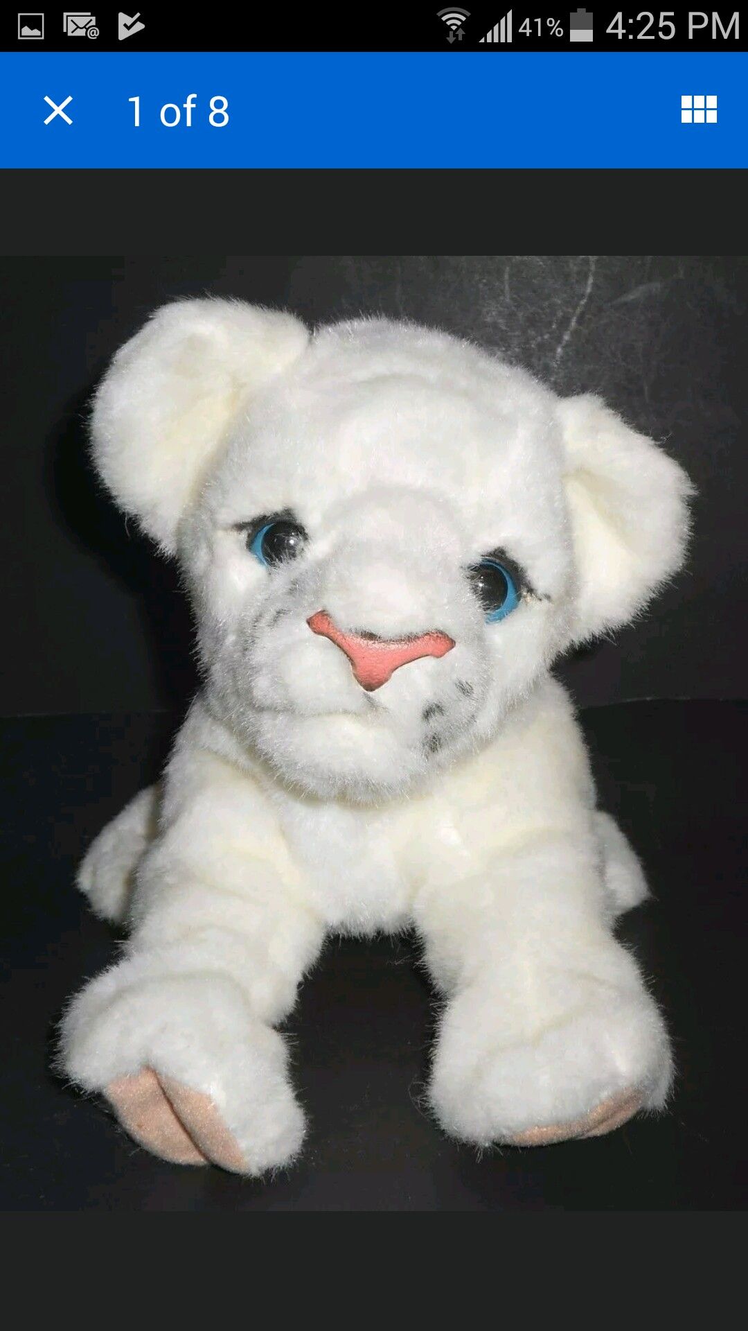 Furreal Friends Luv Cubs Baby White Lion -Lifesize Interactive Pet