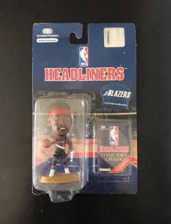 1996 Clifford Robinson Portland Trailblazers NBA Basketball Corinthian Headliners Mini Action Figure - BRAND NEW!!