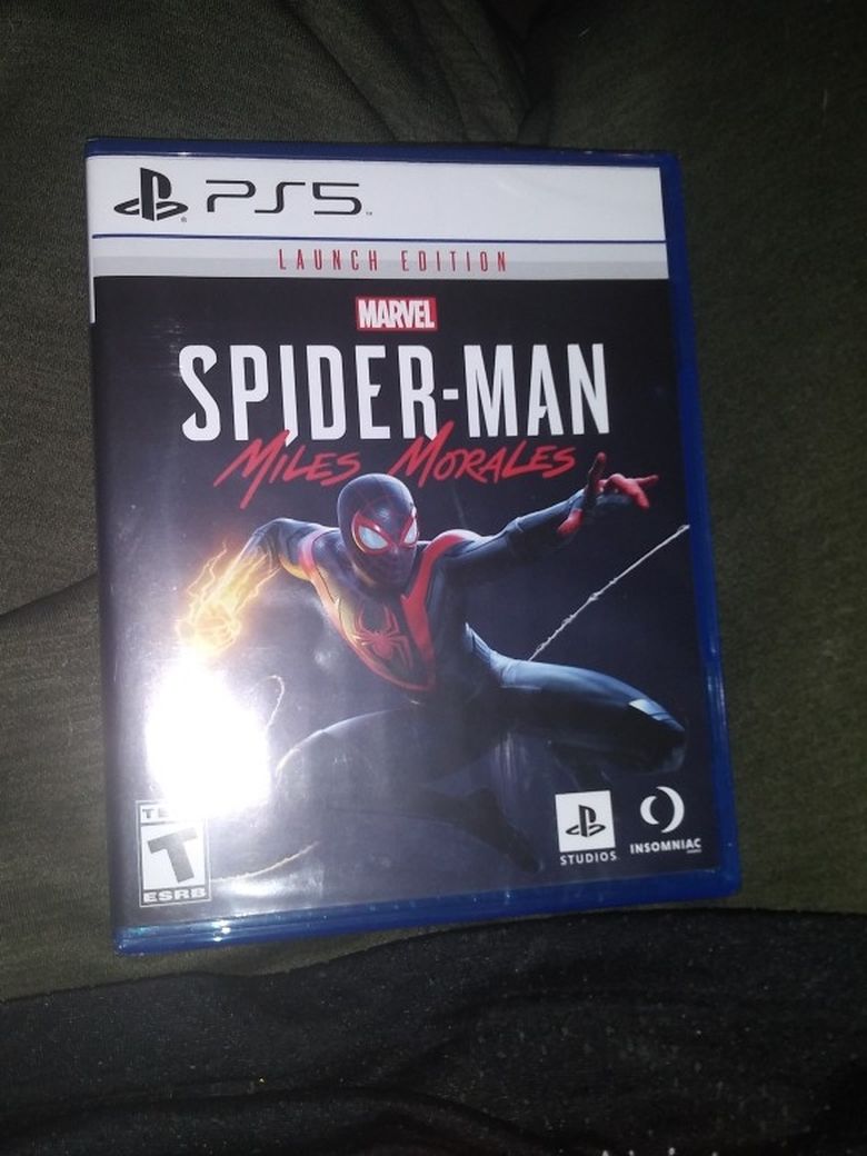 Ps5 Spiderman Miles Morales Brand New Unopened