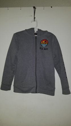 Old navy boy gray sherpa jacket