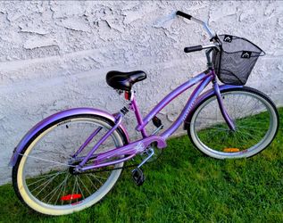 Women's infinity lahaina 26" Beach Cruiser bike bicicleta basket