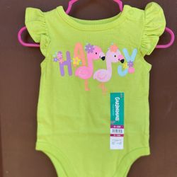 Garanimals Baby Girl Cami Bodysuits  0-3 Months 