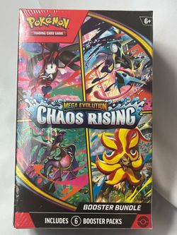 Pokémon Chaos Rising Booster Bundle, sealed box.