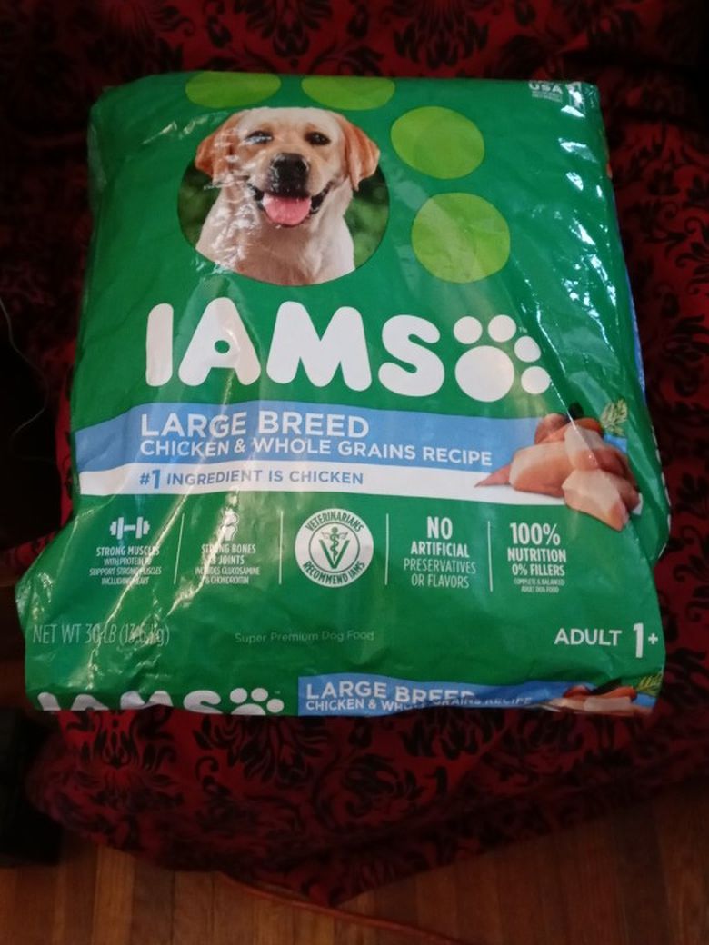 Iams Large Breed Dog Food. 2 Bags