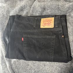 Black Levis Size 50x30 Comfort Fit