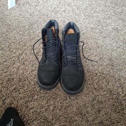 Size 4 Black Timberland Boots