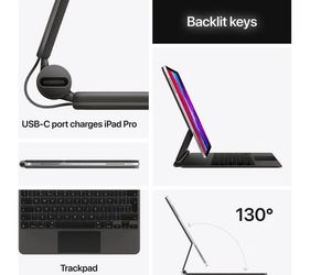 Apple Magic Keyboard with Trackpad designed Model A1998 Color: Black