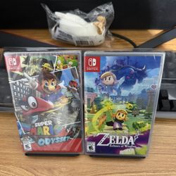 NEW SEALED Super Mario Odyssey + Zelda Echoes Of Wisdom For Nintendo Switch