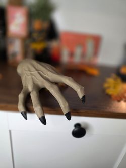 Halloween ceramic witch hand