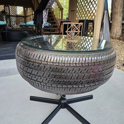 LIGHTED TIRE TABLE ☀️ 