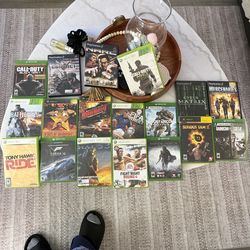 xbox one xbox 360 and playstation 2 games $10 each