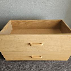 Two Lamented Particle Board Dresser Cabinet Desk Drawers For DIY Project