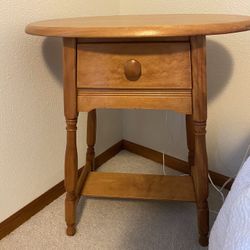 Wood Side Table