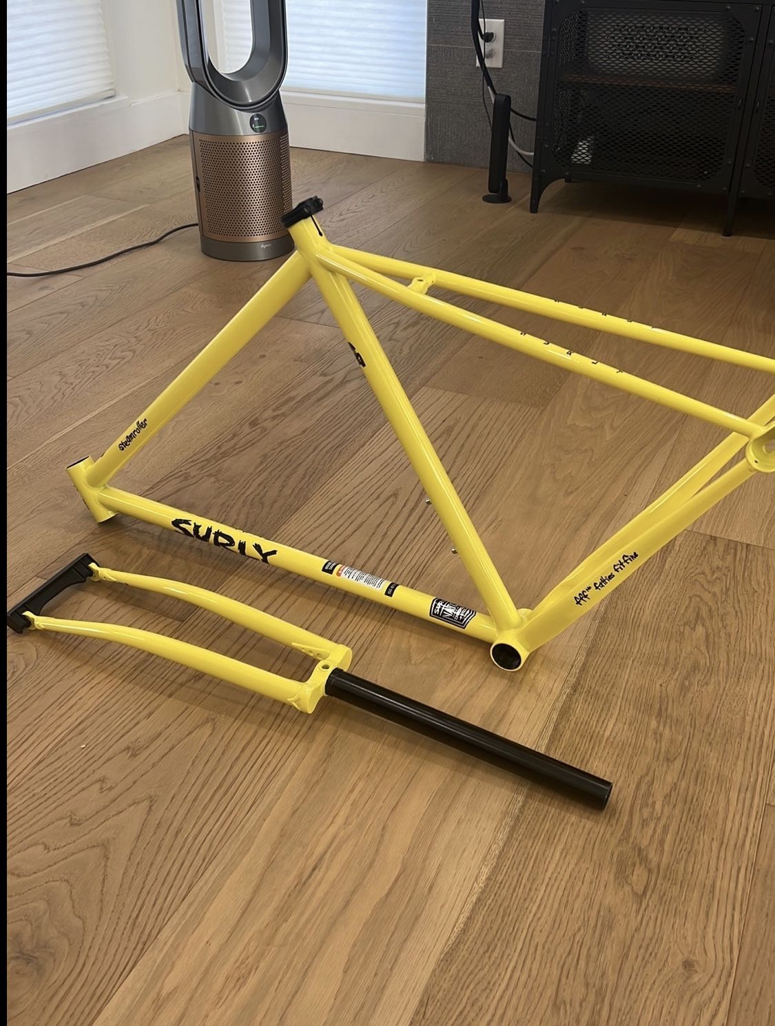 *NEW* Surly Steamroller Bike Frame- Banana Candy Yellow
