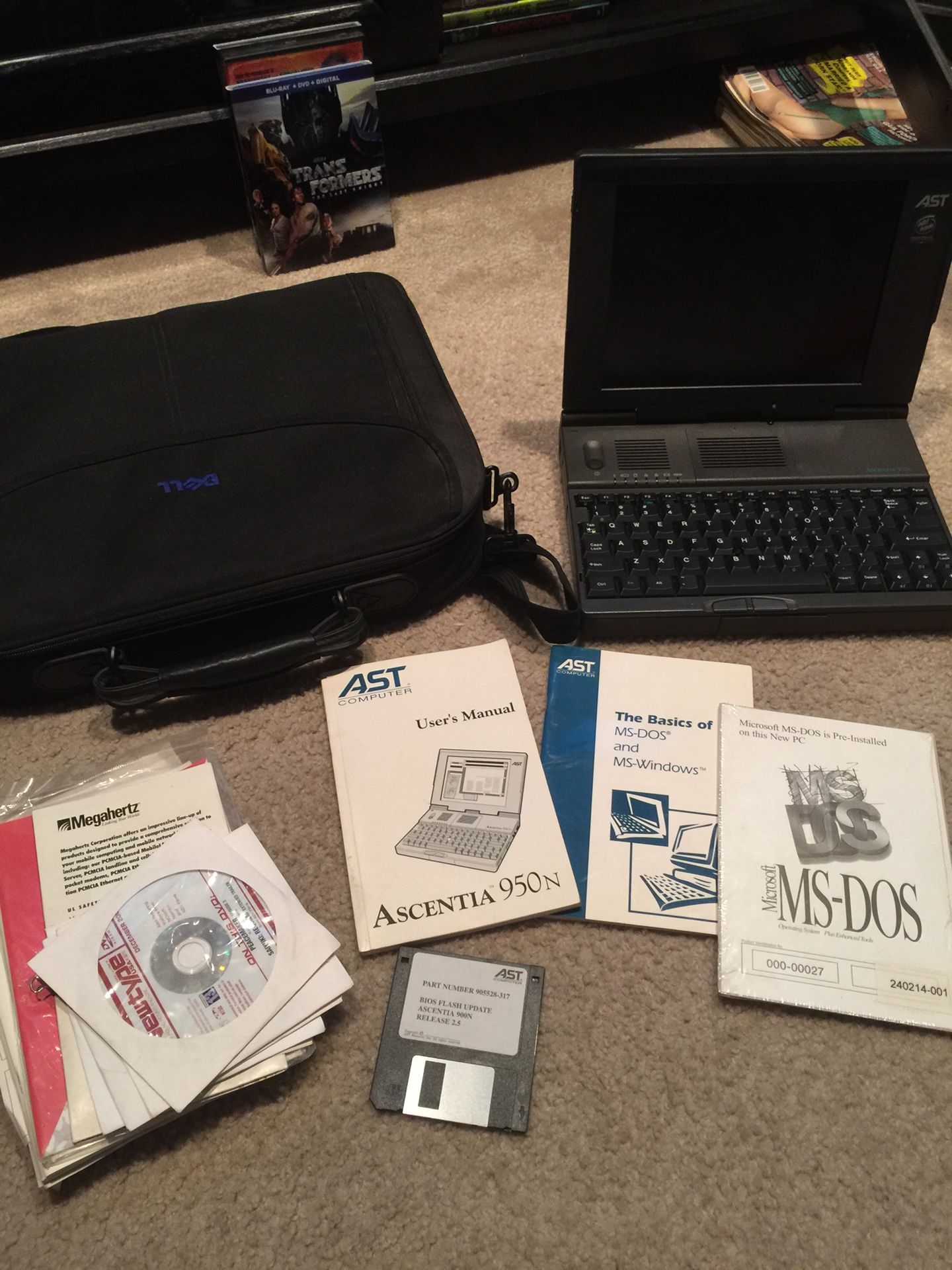 AST Ascentia 950N Laptop computer / Complete with case paperwork etc