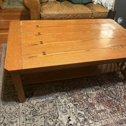 Mission Style Coffee Table