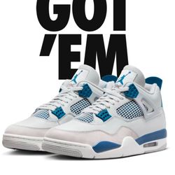 Jordan 4 Retro Military Blue 