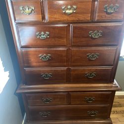 Cherry High Boy Chest