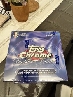 Topps Chrome UEFA Sapphire edition