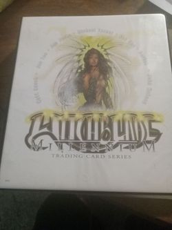 Witchblade millennium binder and cards