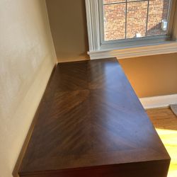 Mid-Century Wood Desk – 3 Drawers, 4’x 2’– $150 OBO