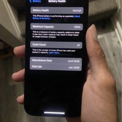 iPhone 15 BLACK 128GB LOCKED TO TMOBLE