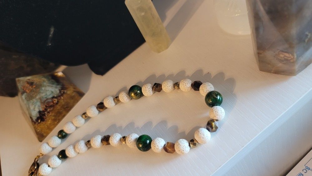 Handmade multistone beaded choker Necklace