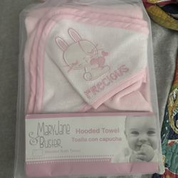 Baby Girl Hooded Towel