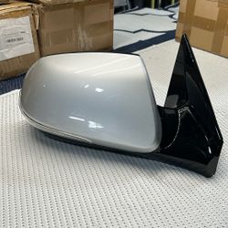 HJECFLJI Compatible For Hyundai Grand Santa Fe XL 2017-2020 Mirrors Electric Folding Steering Lamp Lens Heating Car Mirror Rearview Mirror Assembly(On