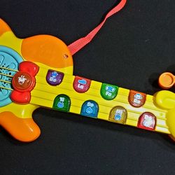 Zoo Jamz Guitar Interactive Giraffe Light-Up Music Animal Sounds Toddler Learning Toy