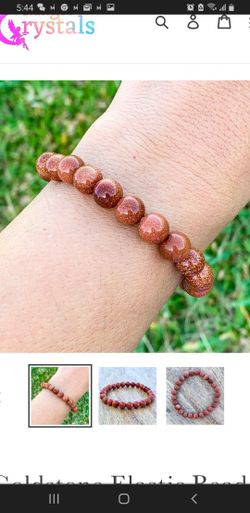 Red sandstone healing bracelet