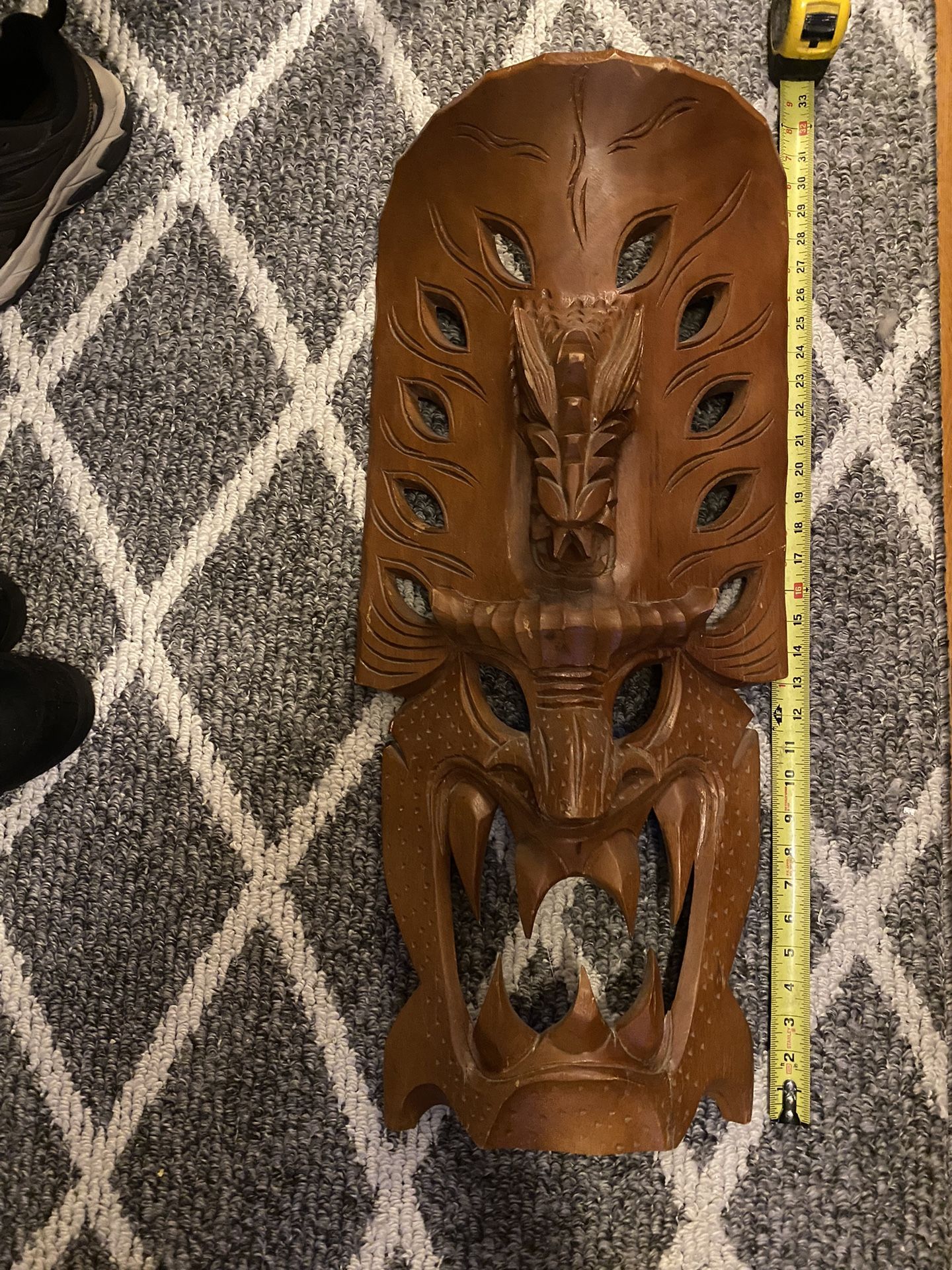 Huge Mask 31inch Tall 14 Inch’s Wide.