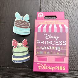 Disney Princess Pastries Mystery Pins Jasmine and Mulan
