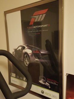 Rare Xbox One Promo Forza print framed