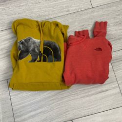 Two North Face Hoodies 