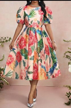 Women colorful dress- Down XL $25