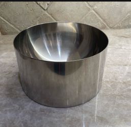 Stelton of Denmark Cylinda Salad Bowl Stainless Steel Arne Jacobsen