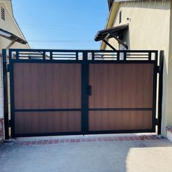 Wrought iron gates