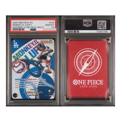2025 ONE PIECE PROMOS #010 MONKEY D. LUFFY DODGERS X ONE PIECE NIGHT