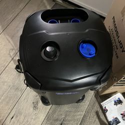 AMOSIJOY 225GPH Ultra-Quiet Canister Filter, 2-Stage External Aquarium Filter...