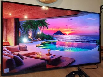 58" insignia Amazon fire smart tv 4k great condition comes with universal legs has Alexa voice remote . Exellent quality pic.  Can deliver with some f