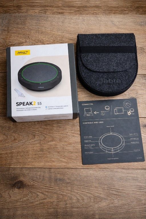 Jabra Speak2 55 Bluetooth USB Speakerphone Full Duplex Beamforming IP64 Audio