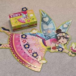 Peaceable Kingdom Shimmery Fairy Floor Puzzle