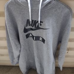 Nike Gray Long Sleeve Hoodie Size Small