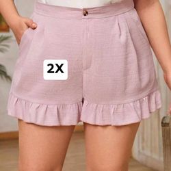 New women's shorts size 2X