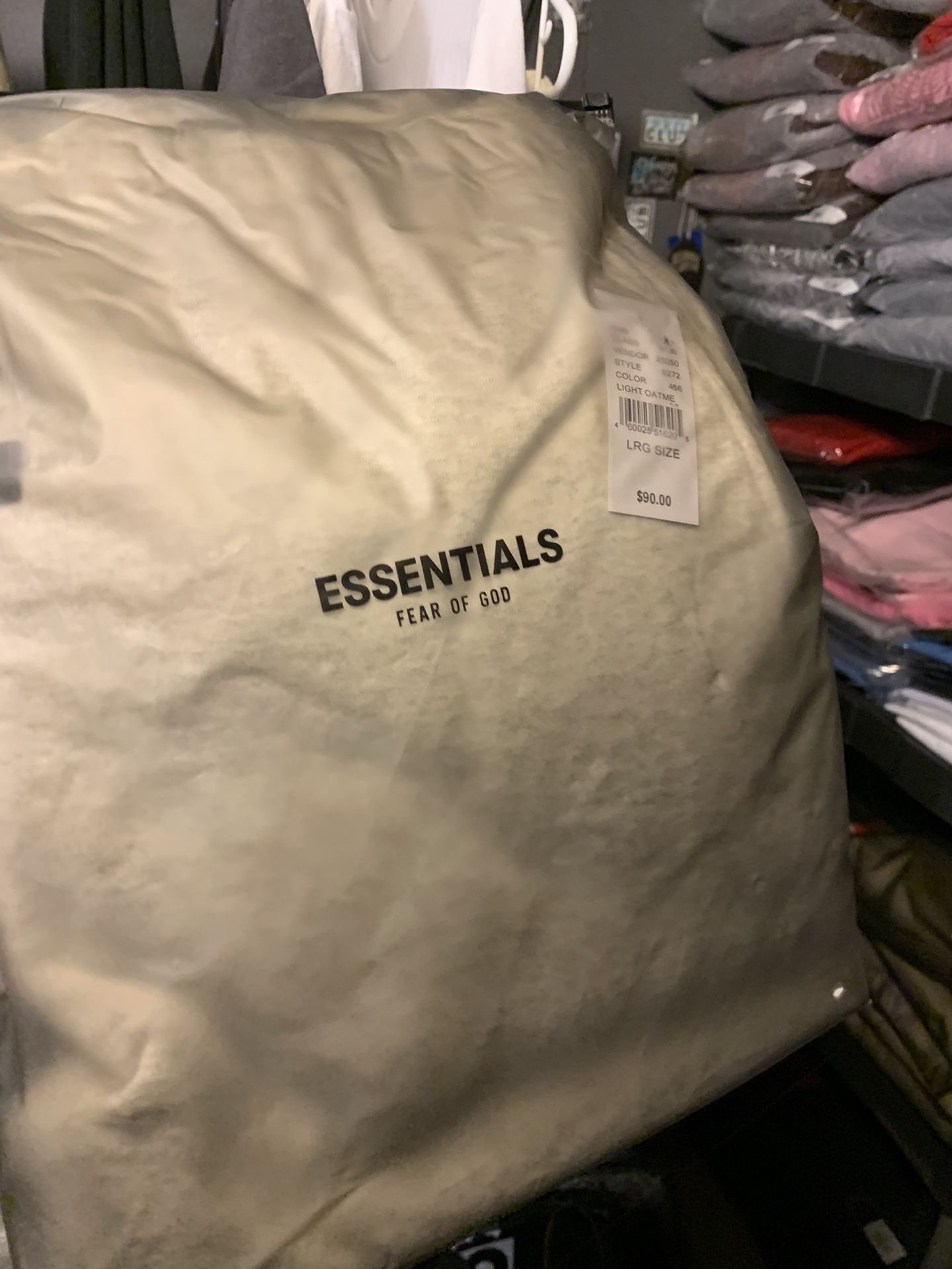 Essential Fear Of God Light Oat Sweats 