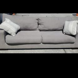 Large Light Gray Couch 