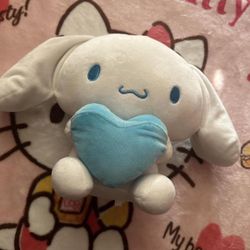 sanrio cinnamoroll blue heart plush sanrio plushie hello kitty and friends