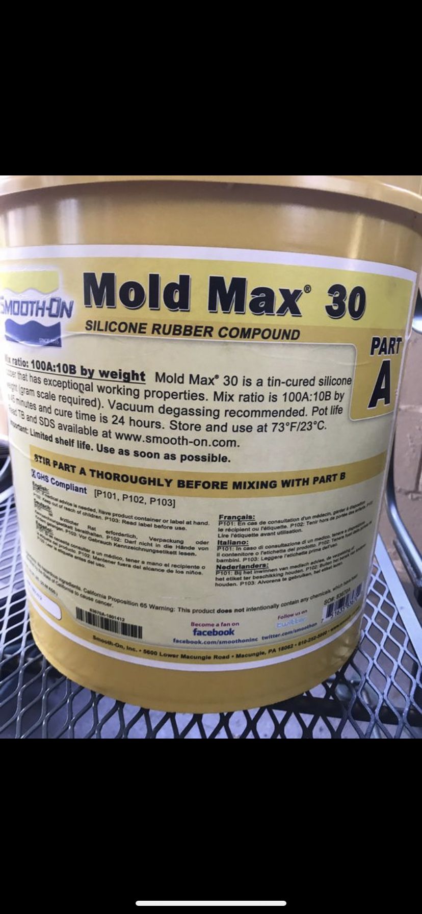 Mold max30 5gal $100