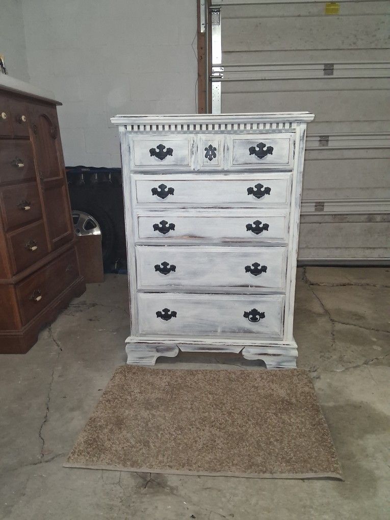Refinished Shabby Chic Farmhouse Style Dresser